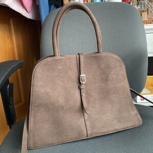 monorow Brown Suede Handbag